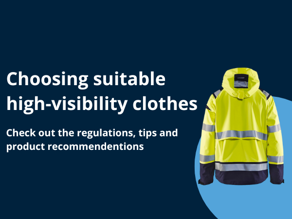 Choosing suitable high-visibility clothes