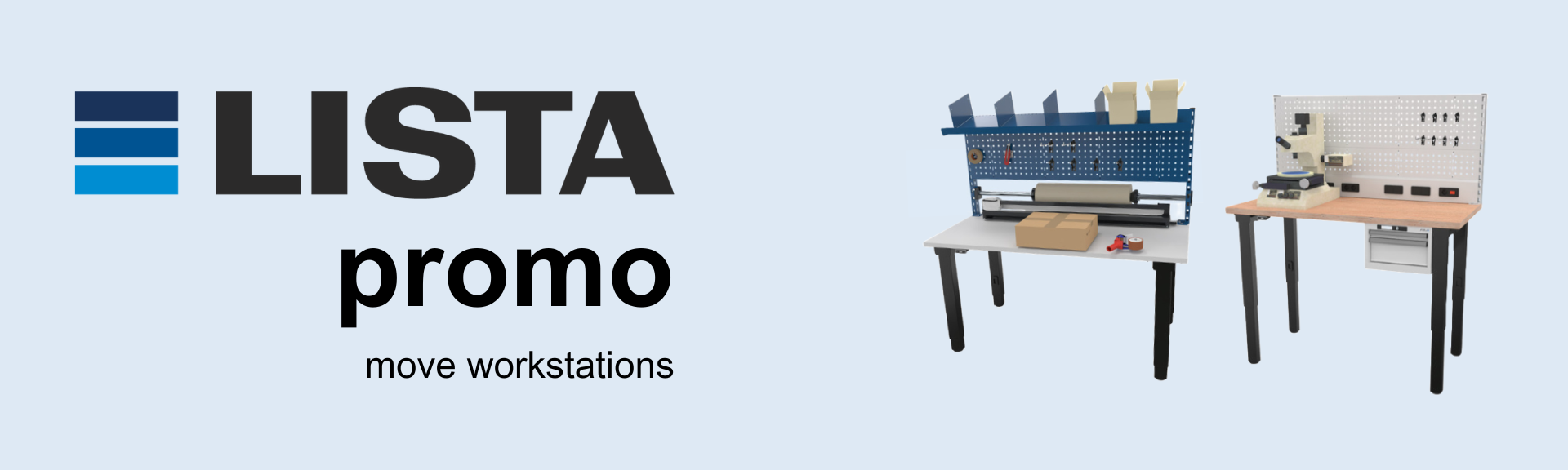 LISTA promo move workstations