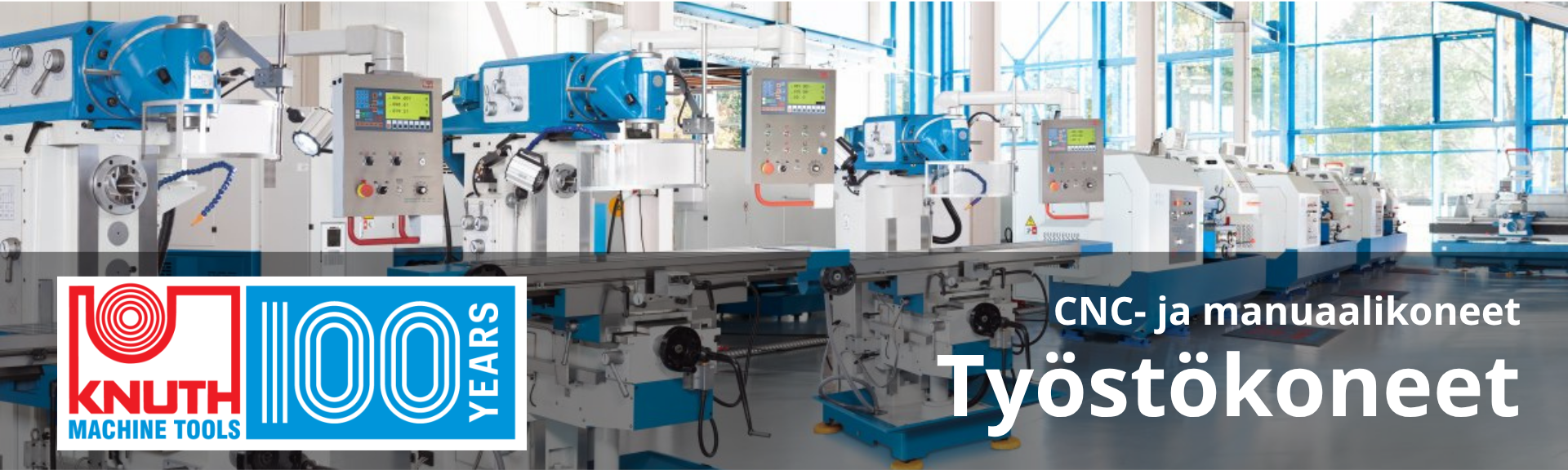 Knuth machine tools, CNC and manual machines