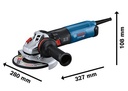 Bosch Kulmahiomakone GWS 17-150 S, 150mm