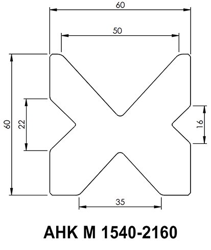 Knuth AHK M 1540 NC Levytyöstökone