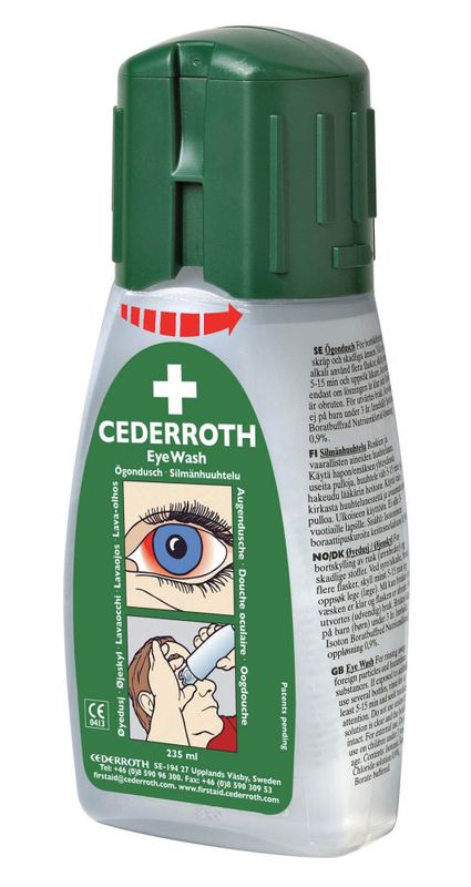 Cederroth Silmänhuuhtelupullo taskumalli 235ml