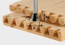 Festool Dovetail router HW 8mm spindle S8 D13.8/13.5/15°