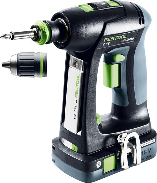 Festool Akkuruuvinväännin C 18 HPC4,0 I-Plus 