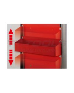 Force Spray can holder for tool trolley, Red