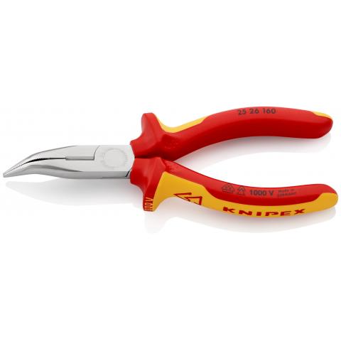 Knipex Needle nose pliers 160mm, 1000V, VDE, 40° bending