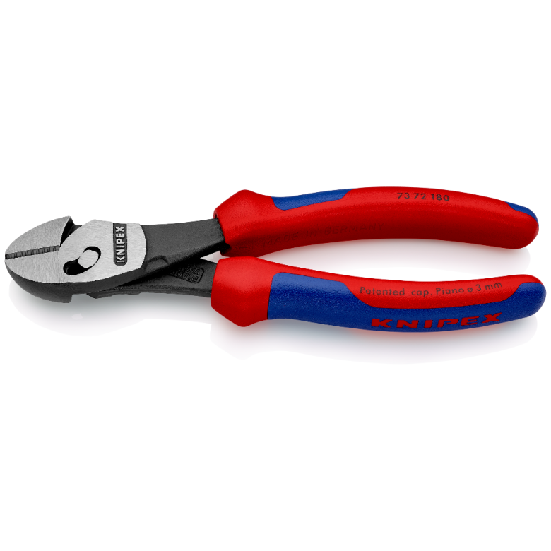 Knipex Voimasivuleikkuri 180mm, 2-K Kahva