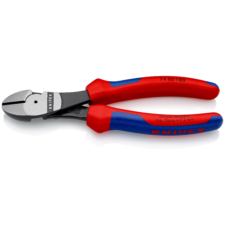 Knipex Voimasivuleikkuri 180mm, 2-K Kahva