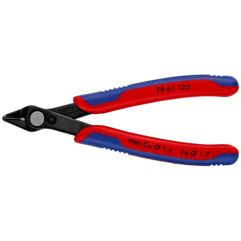 Knipex Sivuleikkuri, Elektroniikka 125mm, Ilman viistettä