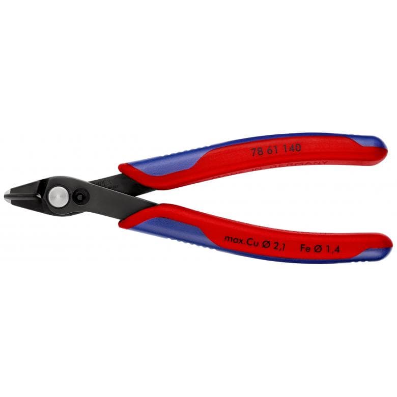 Knipex Side cutter, Electronics 140mm, Without bevel