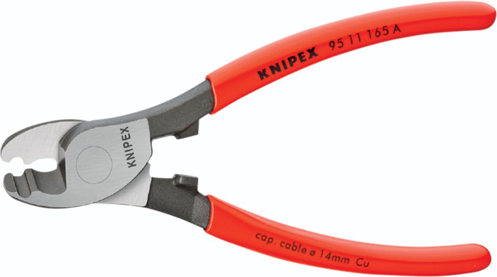 Knipex Kaapelileikkuri 165mm, Cu/Al max. Ø12mm/35mm²