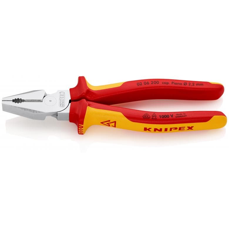 Knipex Line pliers 200mm, 1000V, VDE