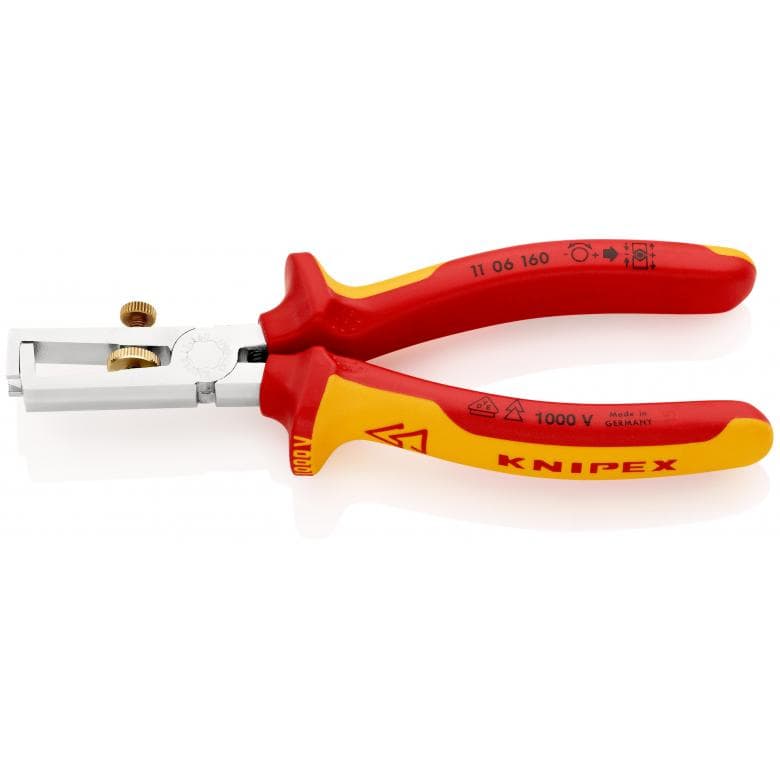 Knipex Peeling pliers 160mm, max. Ø5mm/10mm², 1000V, VDE