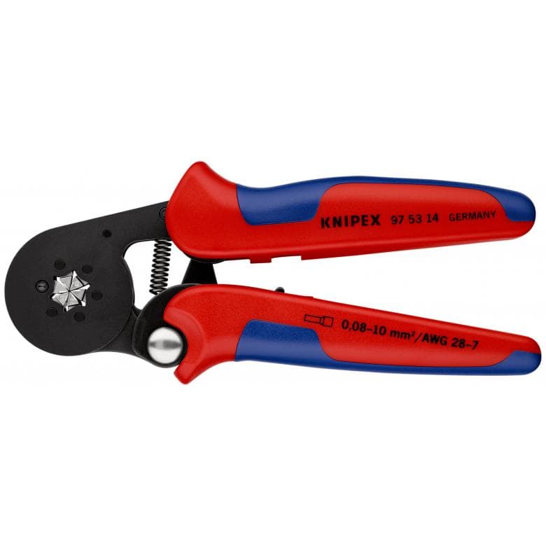 Knipex Puristuspihti, Päätehylsyt 0.08-10mm² AWG28-7