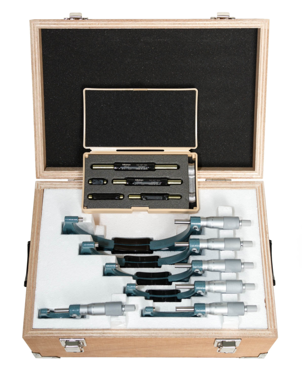 Mitutoyo External micrometer set 0-150mm, 6 parts