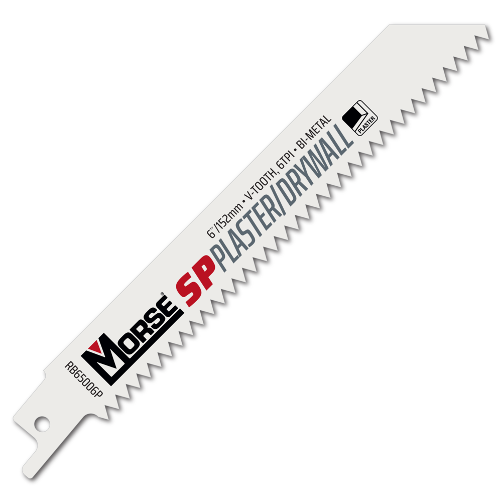 Morse Hacksaw blade 150mm 6 TPI, 5pcs/box, Drywall/wood/metal