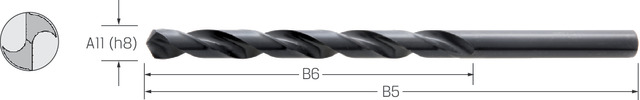 Premus Drill bit 4.0x119mm Hss, Din340