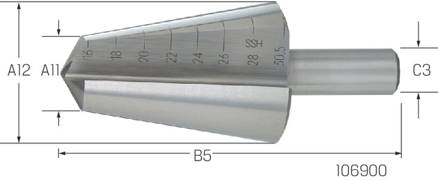 Premus Disc drill 16-30.5mm, Hss