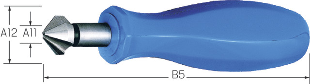 Premus Countersink 16.5mm 90° HSS, With handle