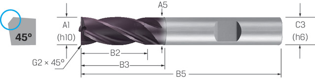 Pretec HM-Mill TIALN 10.0mm