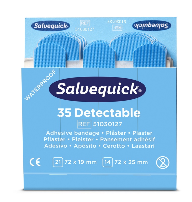 Salvequick 6735 jäljitettävä laastari 6 x 35kpl