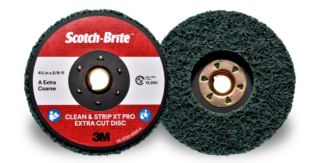 3M 178mm Cleaning disc XC-RD Pro Extra Cut, green A XCRS