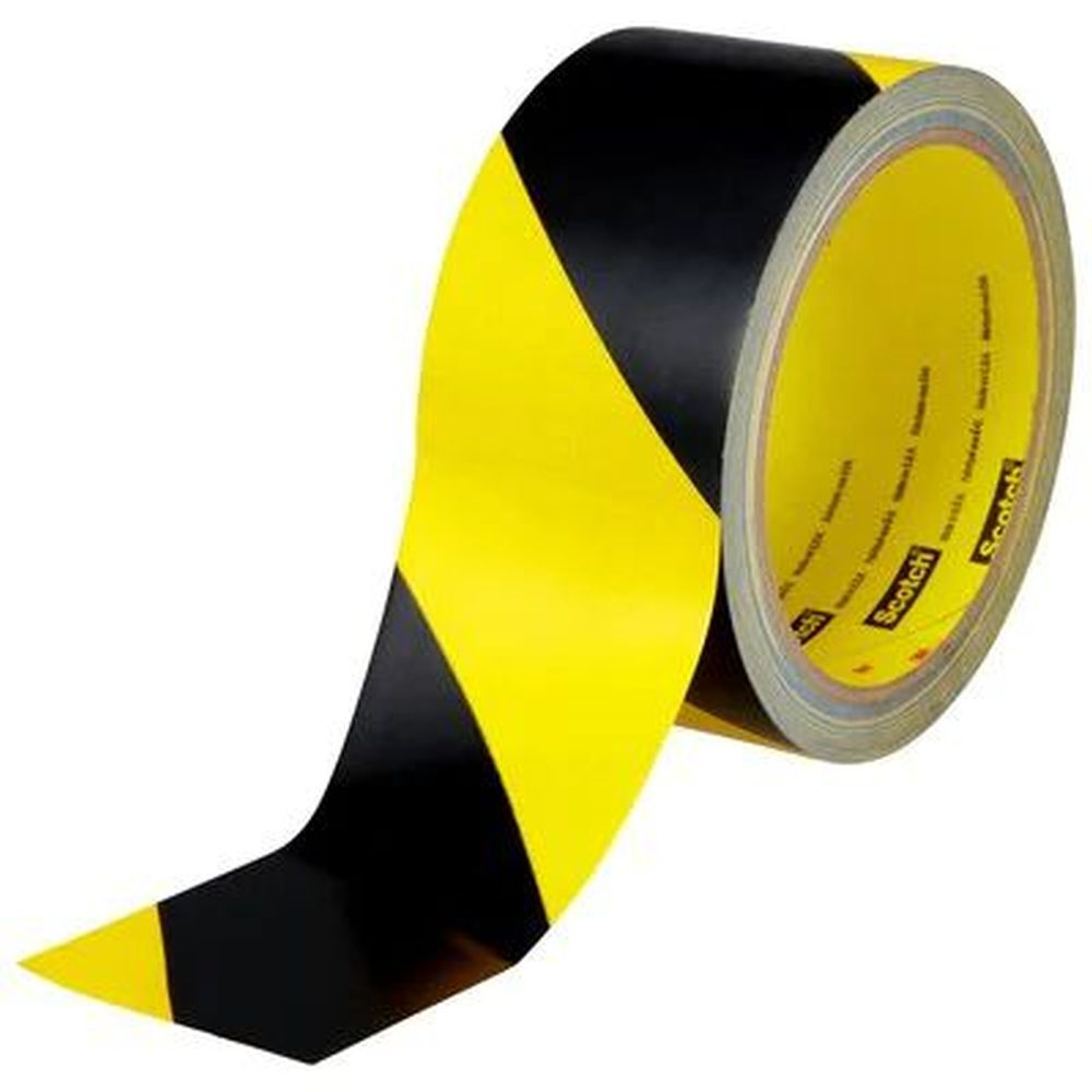 3M 5702 Vinyl tape yellow/black, 50mmx33m