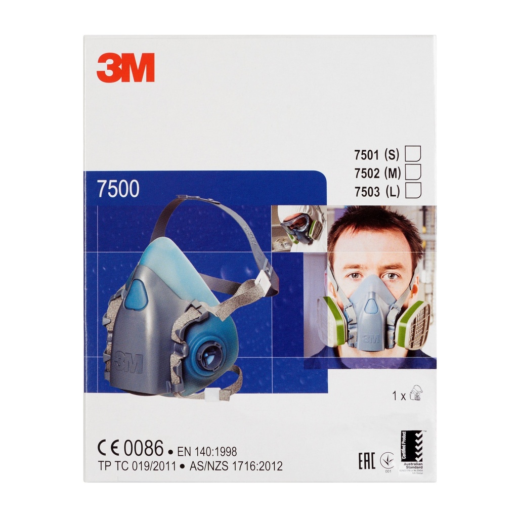 3M Half mask (M size), Silicone