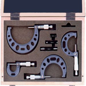 Vogel Arc micrometer set 0-100mm, 4 parts