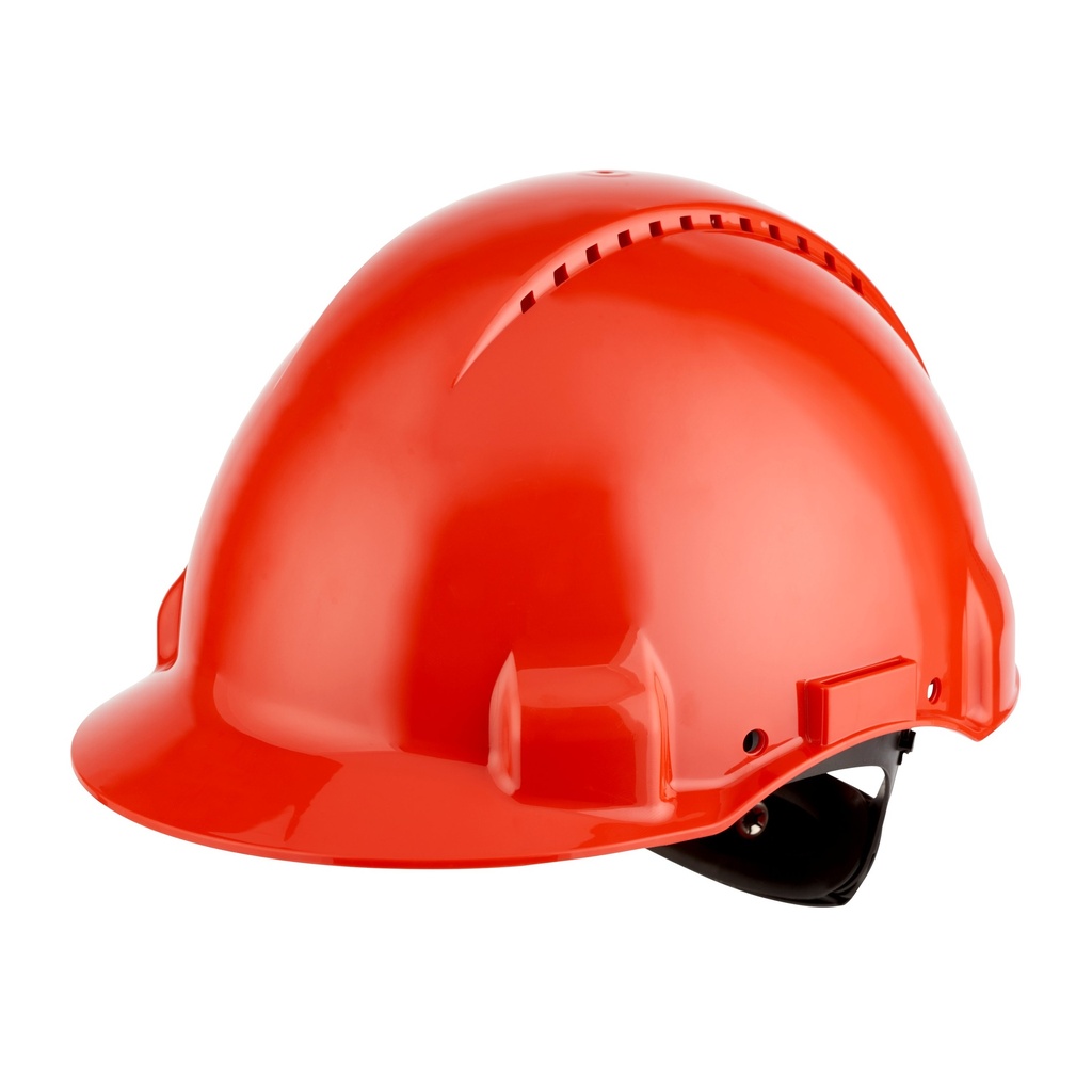 Peltor Helmet with screw adjustment red