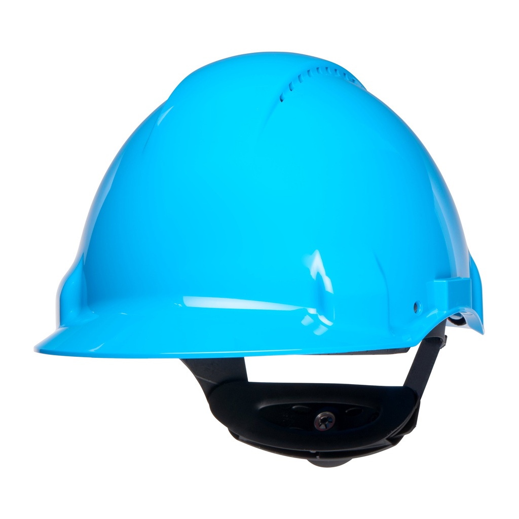 Peltor Helmet with screw adjustment blue