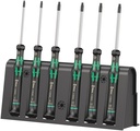 Wera 2067/6 TORX® BO Screwdriver set and rack for electronic applications