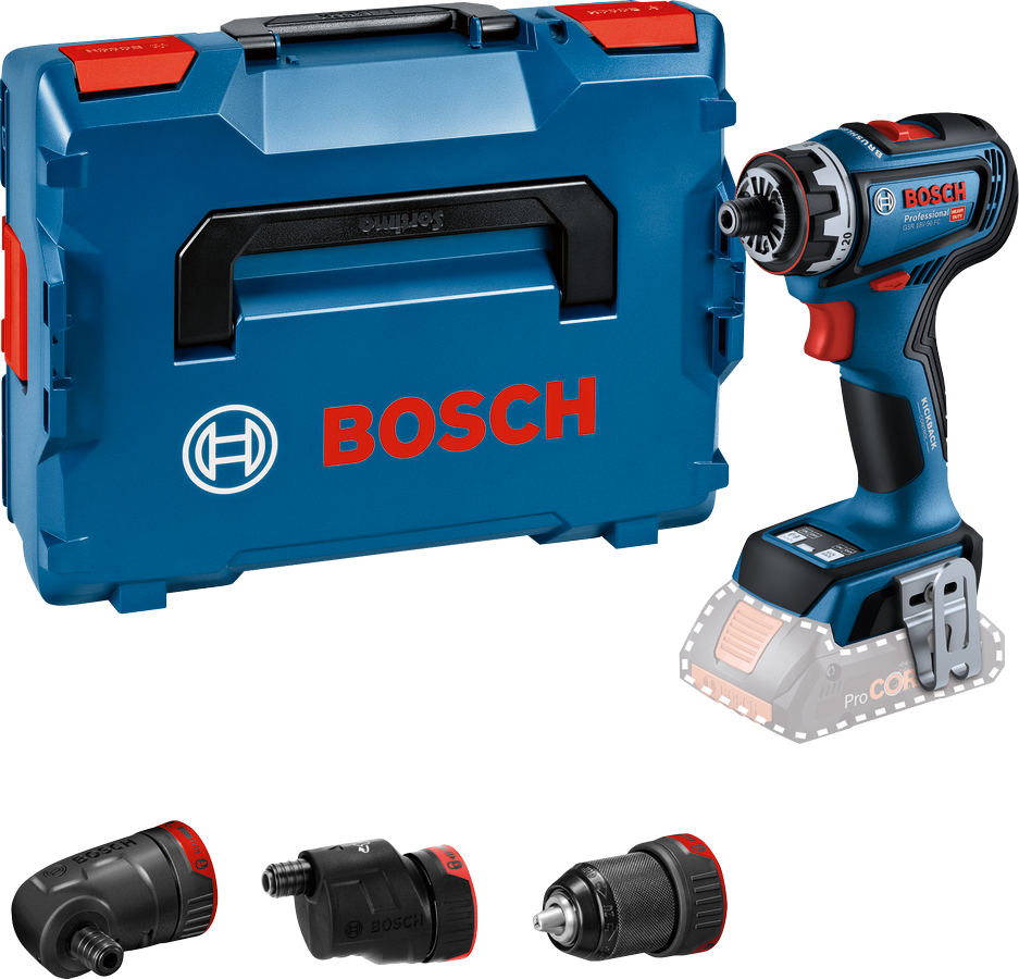 Bosch Drill GSR 18V-90 FC Solo 3XGFA L-Boxx