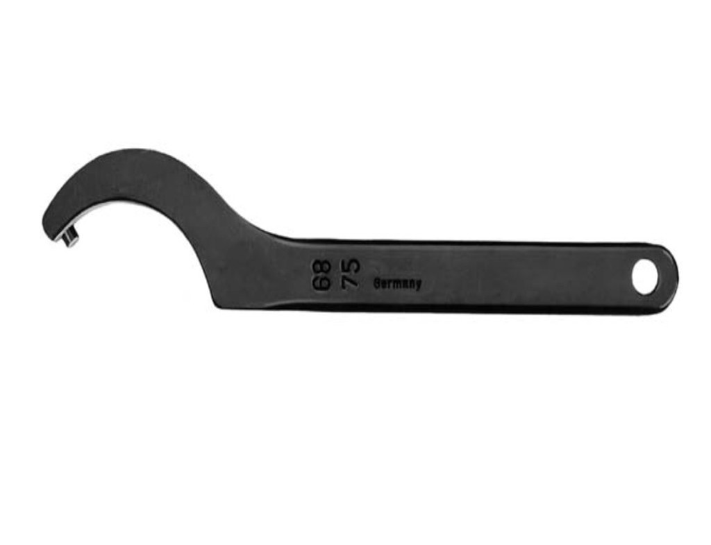 AMF Open end wrench 120-130mm, with 8mm pin Din1810B