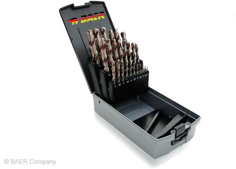 Baer HSSE Extreme drill set 1-10.5 mm