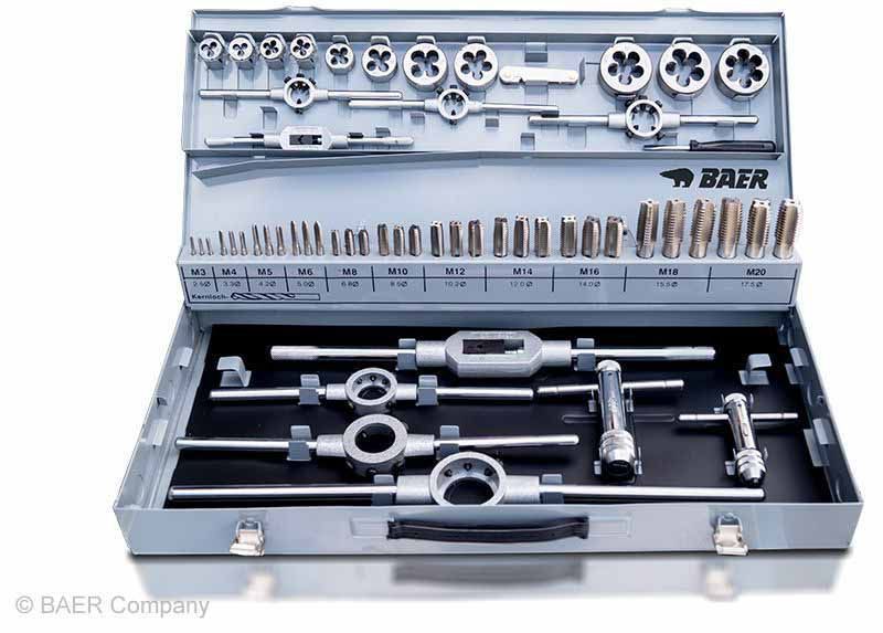 Baer Threading tool set M 3 - 20 HSS