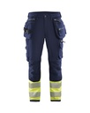 Blåkläder 1993 Highvis riipputaskuhousut 4-way stretch