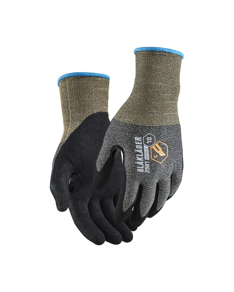 Blåkläder 2981 Cut protection gloves C, Nitrile coated