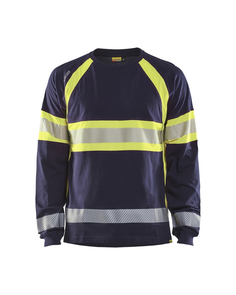 Blåkläder 3510 Highvis pitkähihainen t-paita