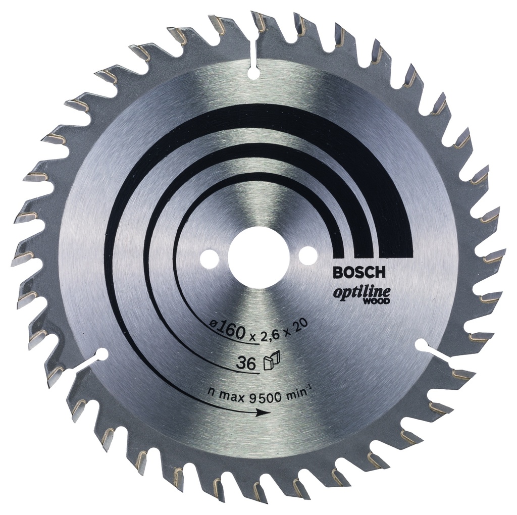 Bosch Circular saw blade 160x2.6x20/16 Z36 OP