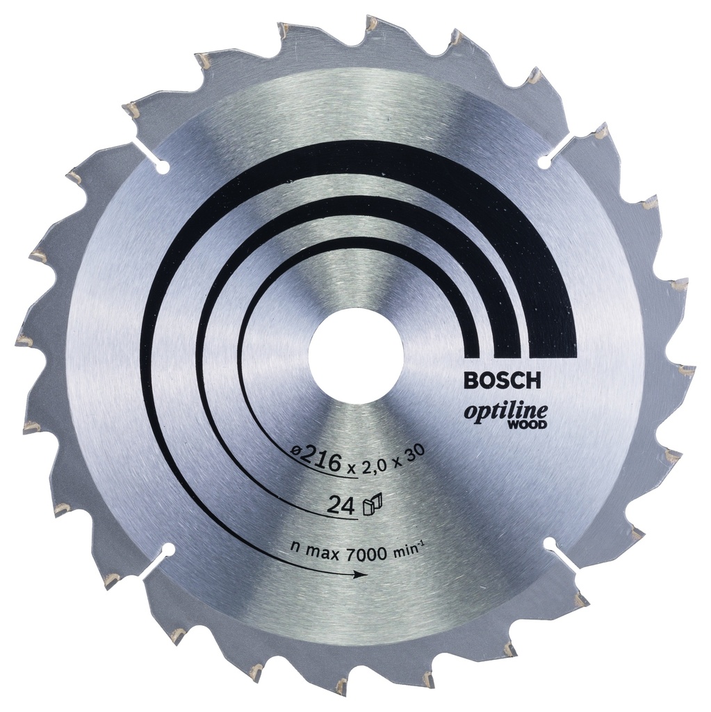 Bosch Circular saw blade 216x2.0x30 Z24 OP