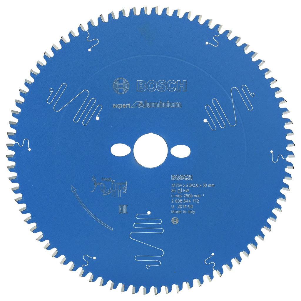 Bosch Circular saw blade EXP Alu 254x30x2.8/2 80H