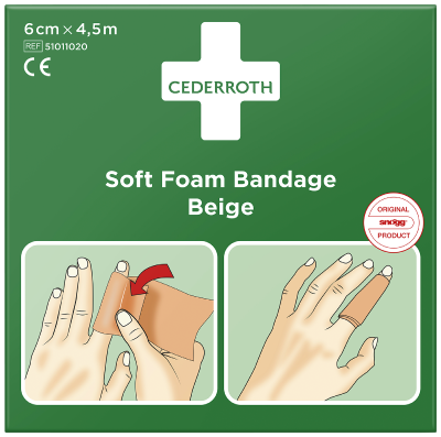 Cederroth Soft Plaster Beige 6 cm x 4.5 m