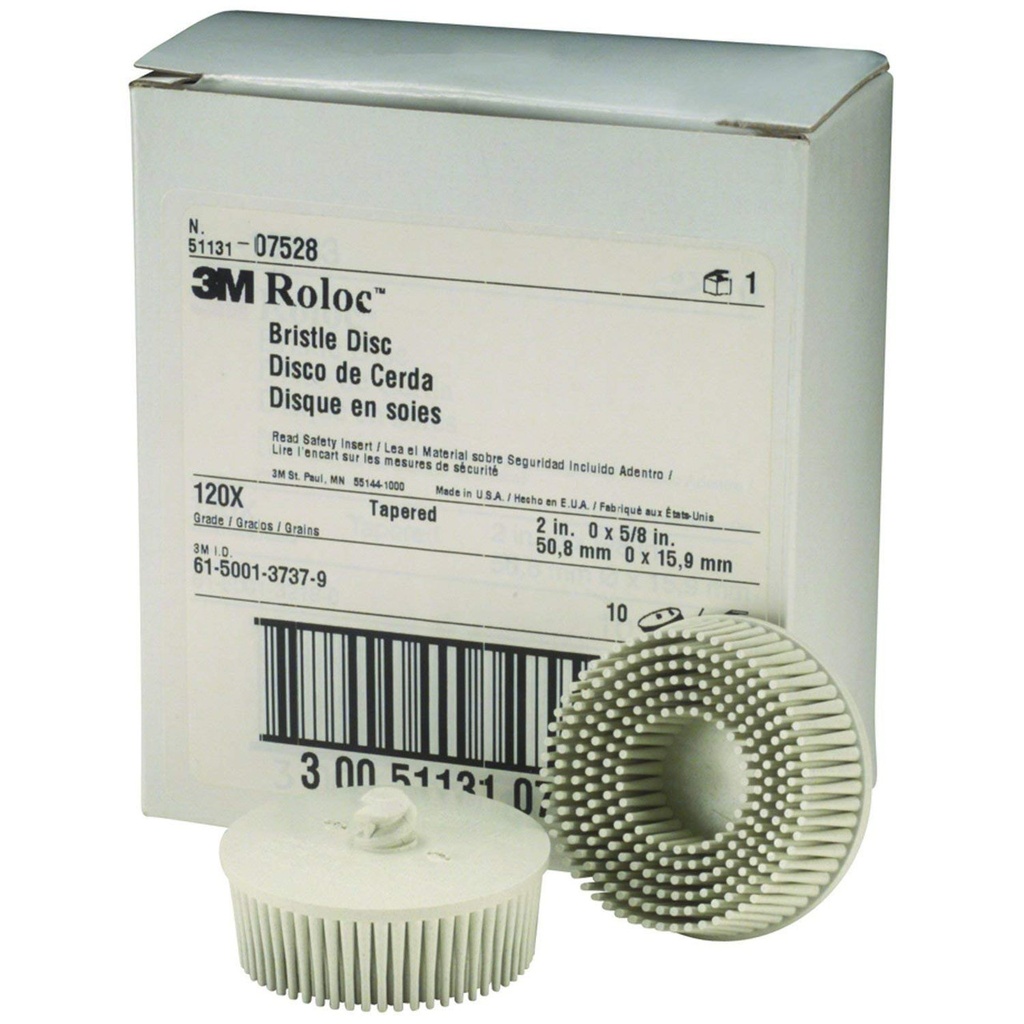 3M 50mm Roloc Bristle RD-ZB, P120, white