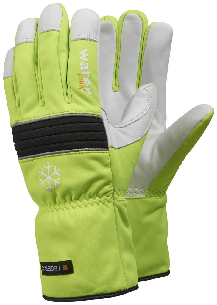 Tegera Leather winter glove Hi-Viz 299