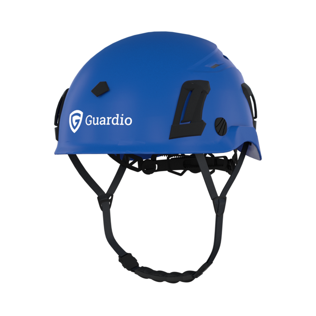 Guardio Armet protective helmet with openings blue