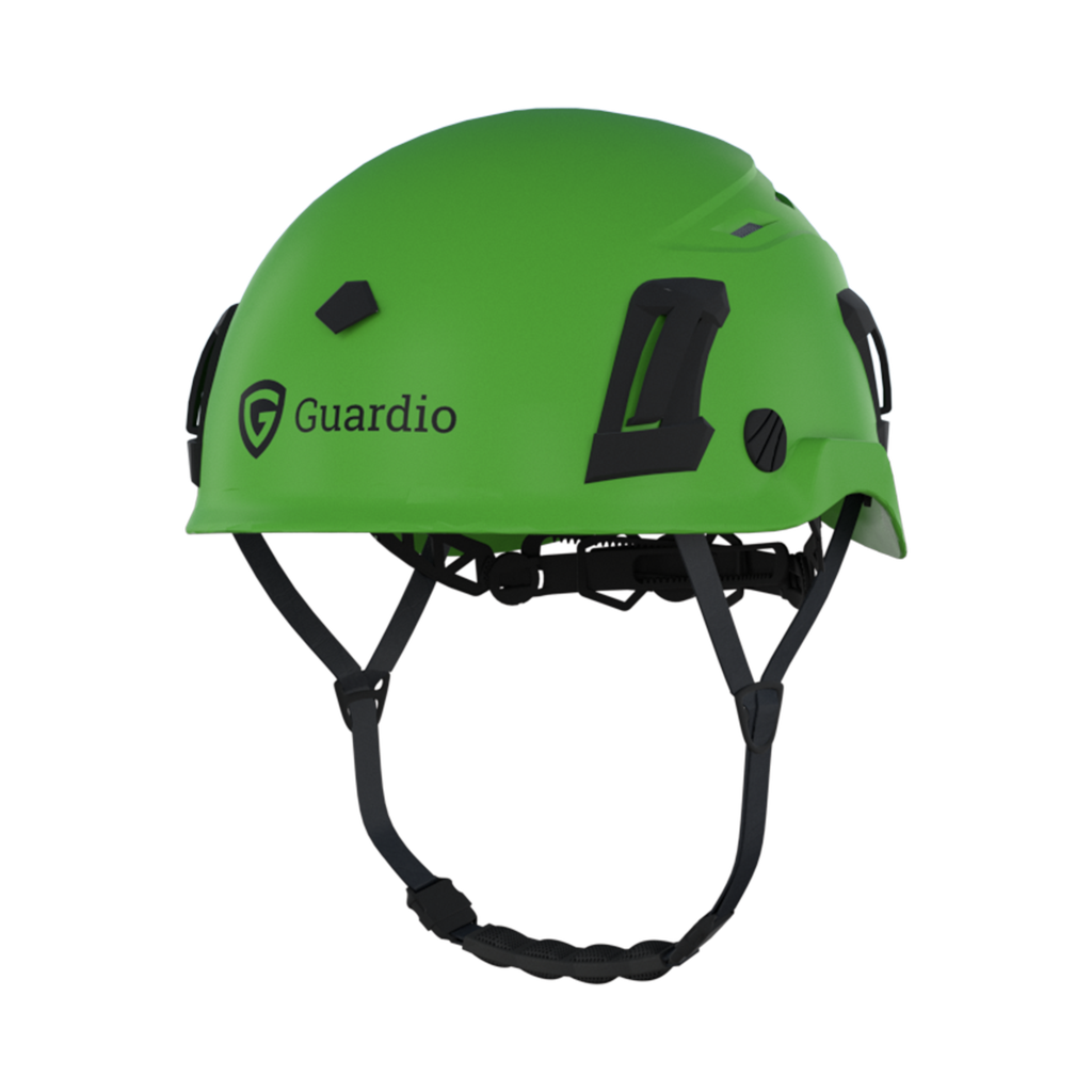 Guardio Armet protective helmet with openings green