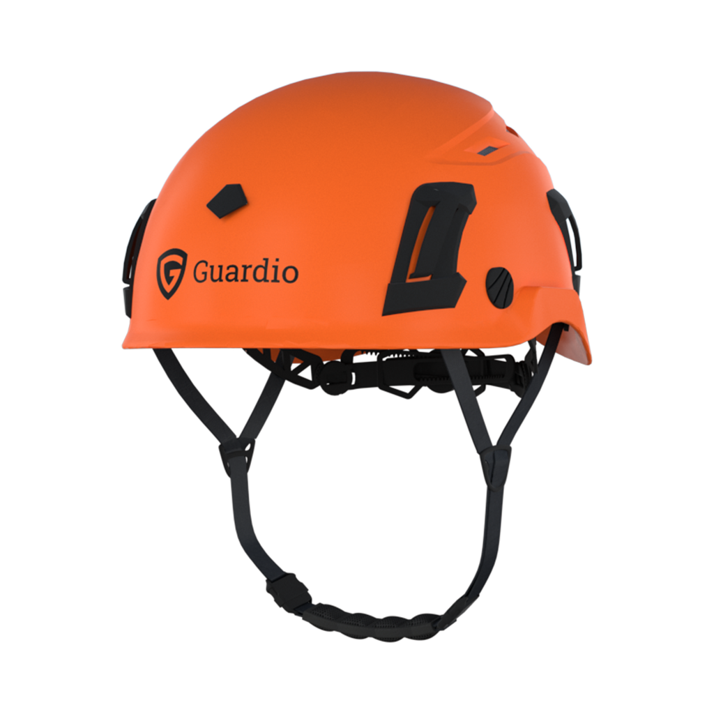 Guardio Armet safety helmet with openings orange