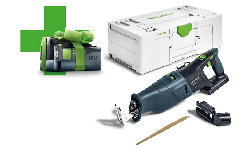 Festool Akkupuukkosaha RSC 18 EB-Basic-5,0