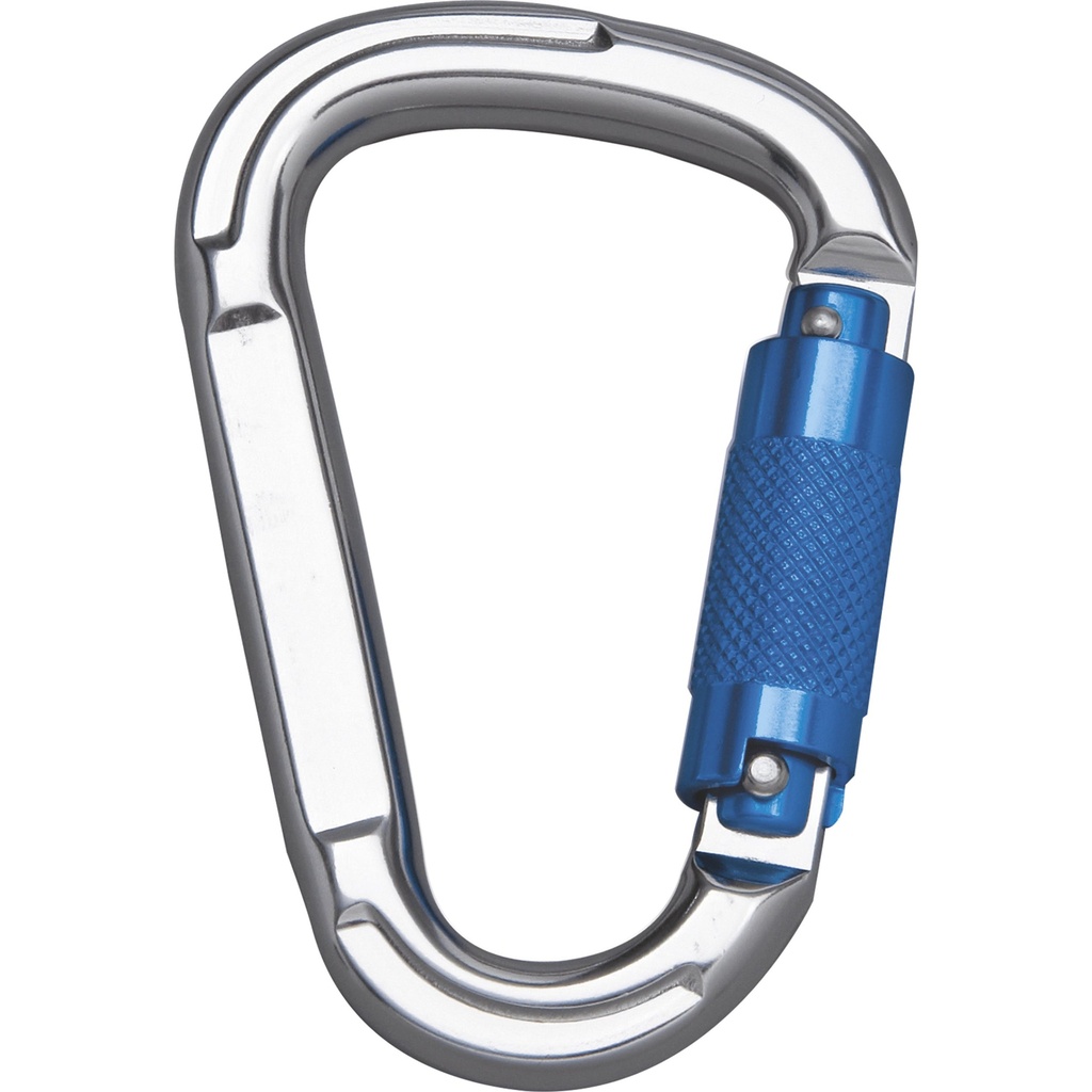 Zarges Twist locking gate alu carabiner, asymmetrical